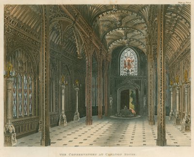 Der Wintergarten, Carlton House, London von English School