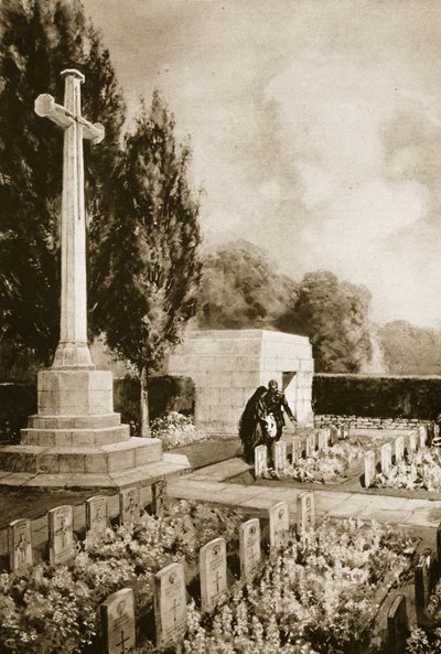Das Kreuz des Opfers, 1919 von English School