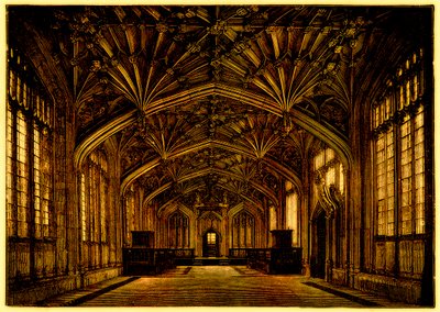 Die Divinity School, Oxford: erbaut zwischen 1445 und 1454, Illustration aus Eine Studenten-Geschichte Englands von Samuel R. Gardiner, veröffentlicht 1902 (digital verbessert) von English School