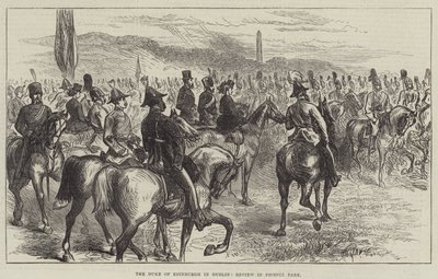 Der Herzog von Edinburgh in Dublin, Parade im Phoenix Park von English School