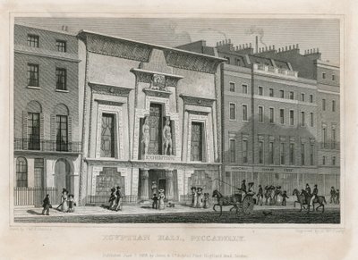 Die ägyptische Halle, Piccadilly von English School