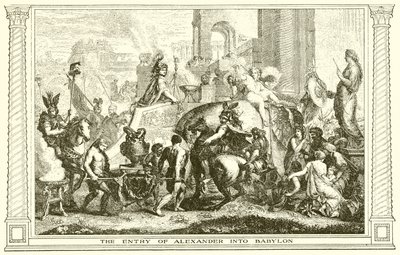 Der Einzug Alexanders in Babylon von English School