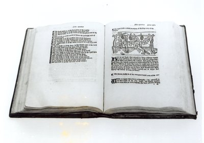 Der Fuchs und die Trauben, aus einer illustrierten Übersetzung von Äsops Fabeln von William Caxton (ca. 1422-91) 1434 von English School