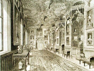 Die Galerie, graviert von T. Morris, aus 