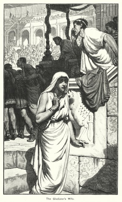 Die Frau des Gladiators von English School