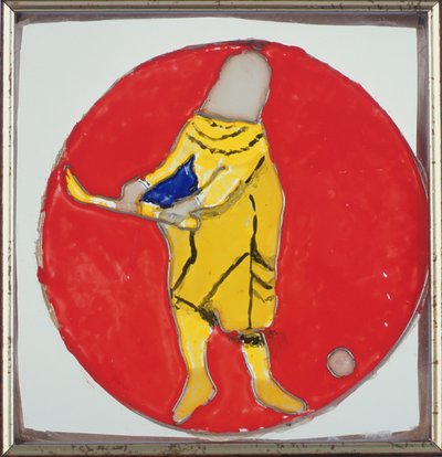 Der Golfer, auch bekannt als das Crecy-Fenster, aus dem Ostfenster, ca. 1340 von English School