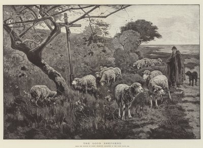 Der gute Hirte (Stich) von English School