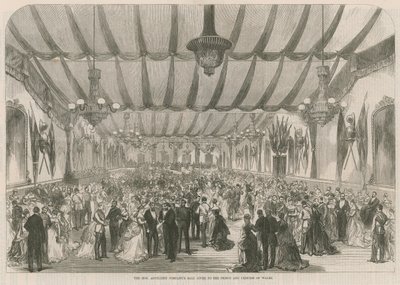 Der Ball der Ehrenwerten Artilleriegesellschaft für den Prinzen und die Prinzessin von Wales von English School
