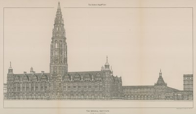Das Imperial Institute: Entwurf von T G Jackson von English School