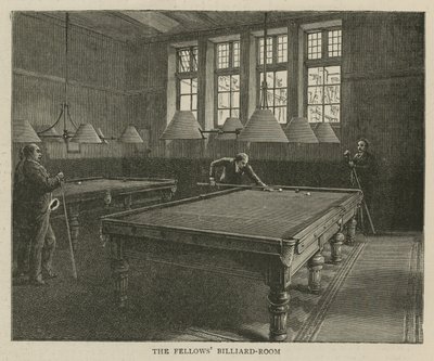 Das Imperial Institute: Der Billardraum der Fellows von English School