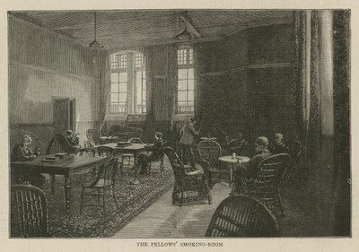 Das Imperial Institute: Der Raucherraum der Fellows von English School
