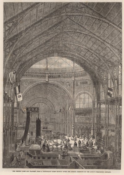 Die Internationale Ausstellung; Die westliche Kuppel und das Querschiff von English School