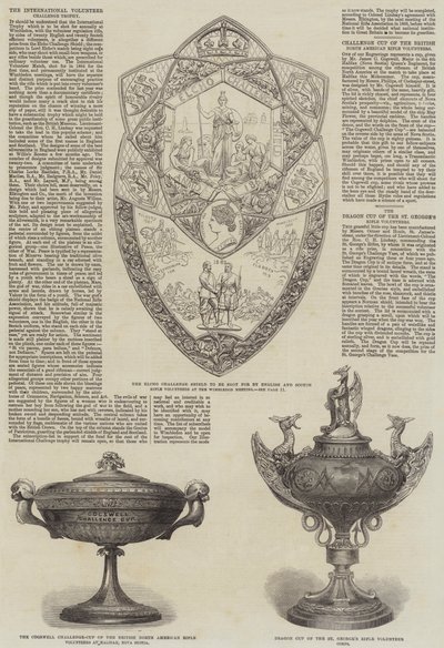 Die Internationale Freiwilligen-Herausforderungstrophäe (Stich) von English School