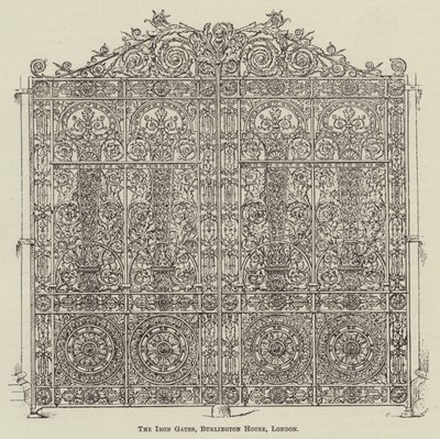 Die Eisernen Tore, Burlington House, London von English School
