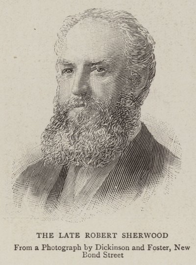 Der verstorbene Robert Sherwood (Stich) von English School