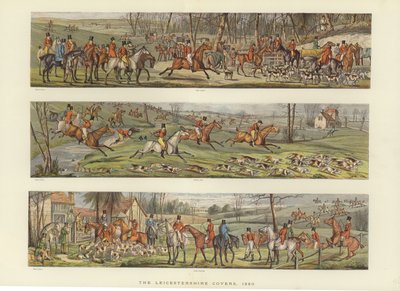 Die Leicestershire Covers, 1820 von English School