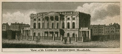 Die London Institution, Moorfields, London von English School