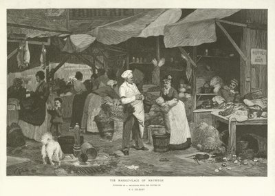 Der Marktplatz von Maubeuge von English School