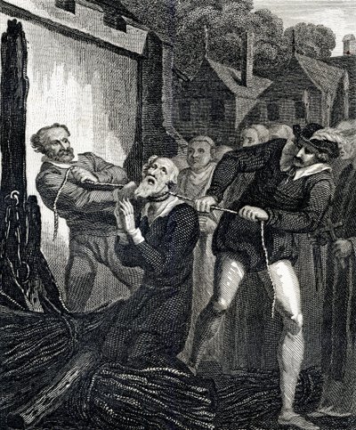Das Martyrium von William Tyndale von English School