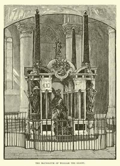 Das Mausoleum von Wilhelm dem Schweiger von English School