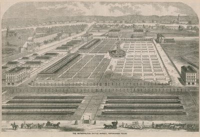 Der Metropolitan Viehmarkt, Copenhagen Fields, London von English School