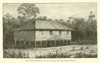 Das Missionshaus in São Paulo am Purus-Fluss von English School