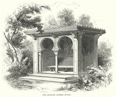Das maurische Sommerhaus (Gravur) von English School