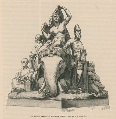 Das Nationaldenkmal für den Prinzgemahl: Asien von English School