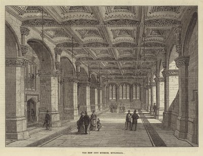 Das neue Stadtmuseum, Guildhall (Gravur) von English School