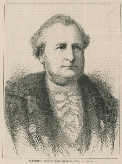Der neue Lord Mayor und Sheriffs: Alderman und Sheriff George Swan Nottage von English School