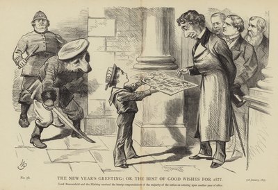 Der Neujahrsgruß; oder die besten Wünsche für 1877 von English School