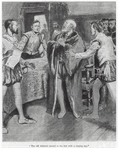 "Der alte Admiral sprang mit einem klingenden Schrei auf" von English School