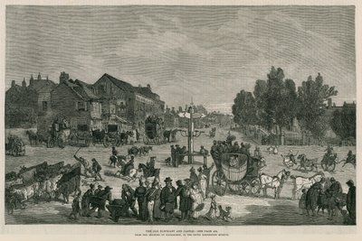 Das alte Elephant and Castle von English School