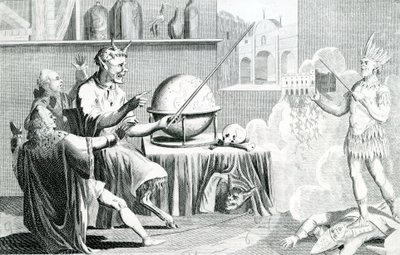 Das Parlament aufgelöst, oder der Teufel wird Wahrsager, graviert von G. Terry, um 1774 von English School