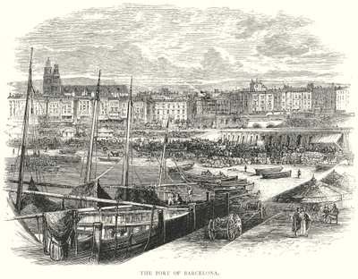 Der Hafen von Barcelona von English School