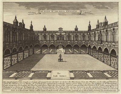 Der Innenhof der Royal Exchange von English School