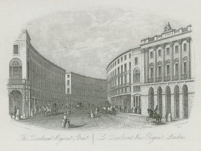 Der Quadrant, Regents Street, London von English School
