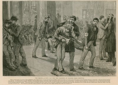 Der Aufruhr am Trafalgar Square: Das Nachspiel - ein arbeitsreicher Tag für die Chirurgen am Charing Cross Hospital von English School