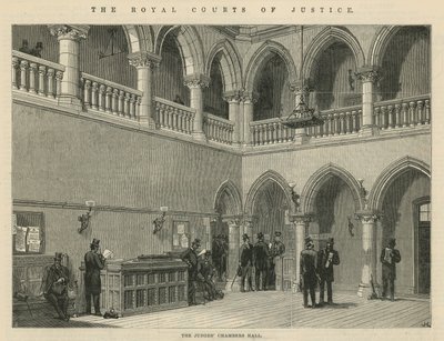 Die königlichen Gerichtshöfe: Die Richterkammerhalle von English School