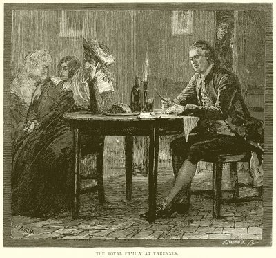 Die königliche Familie in Varennes von English School