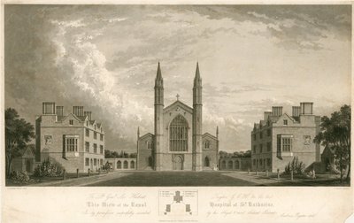 Das Königliche Krankenhaus von St. Katherine, Regents Park, London von English School