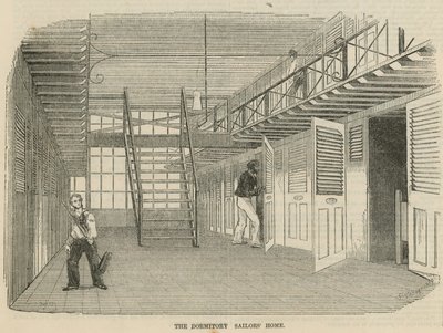 Das Sailors Home, Ratcliff: Das Schlafsaal von English School