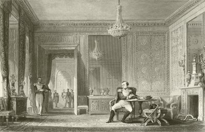 Der Salon der Abdankung, Fontainebleau von English School