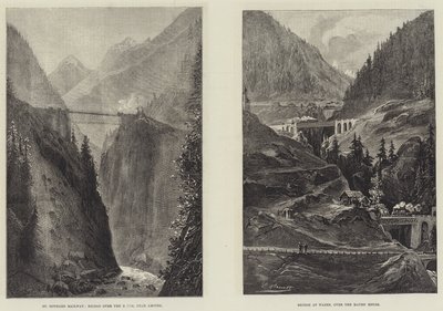 Der St. Gotthard Eisenbahntunnel von English School