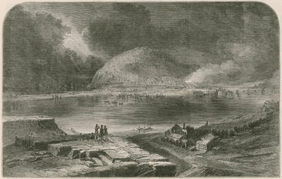 Der Sturm auf San Sebastian, aus dem neuen Diorama der Feldzüge des Herzogs von Wellington von English School