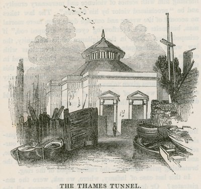 Der Thames-Tunnel von English School
