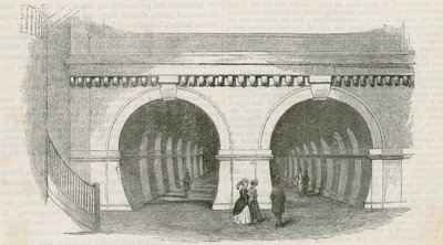 Der Thames-Tunnel von English School