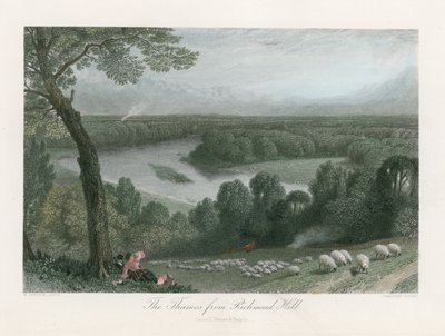 Die Themse von Richmond Hill von English School