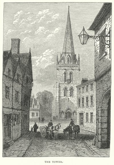 Der Turm (Gravur) von English School