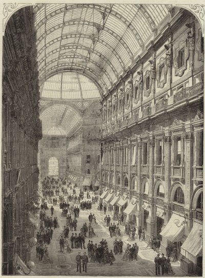 Die Victor-Emmanuel-Galerie von English School